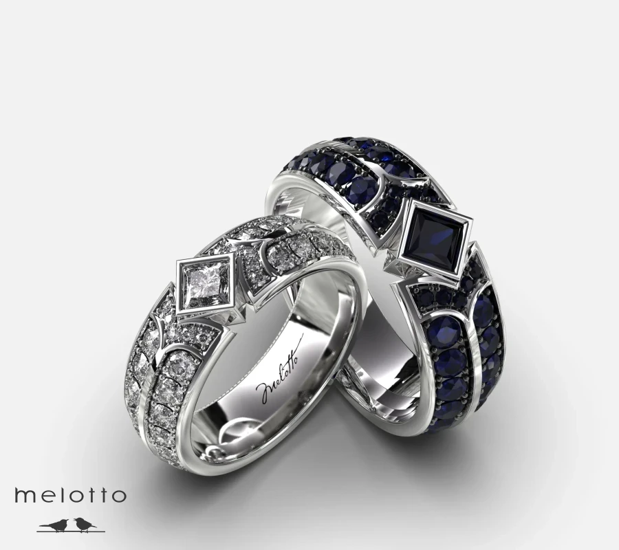 Парные обручальные кольца «Pair»