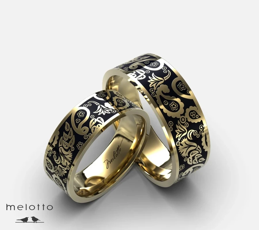 Обручальные кольца «Enamel»