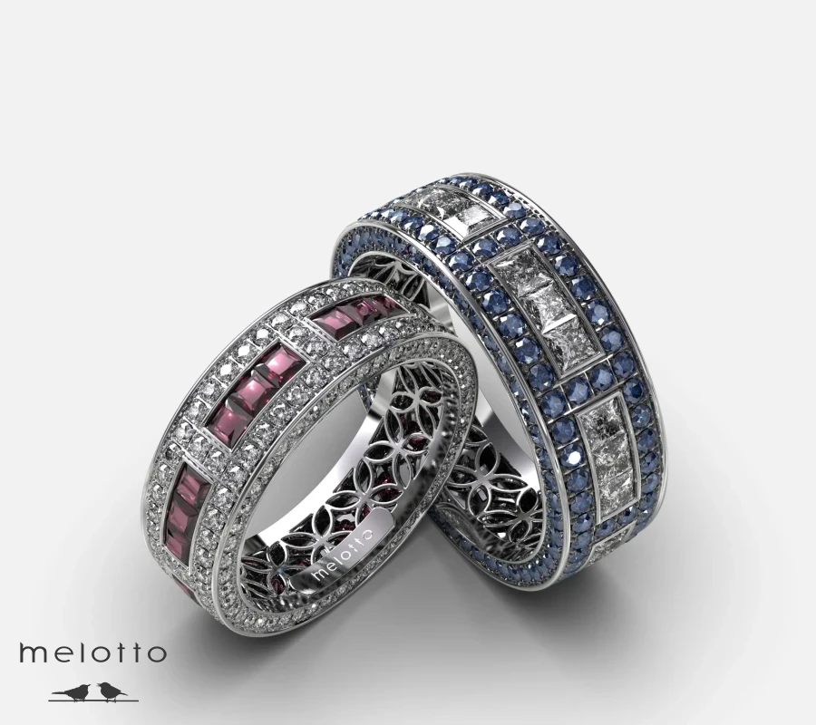 Свадебный обручальный сет «Трио»