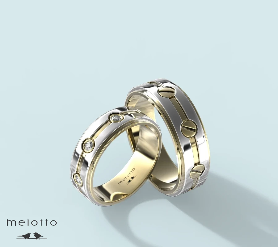 Обручальные кольца «Diamonds classic»