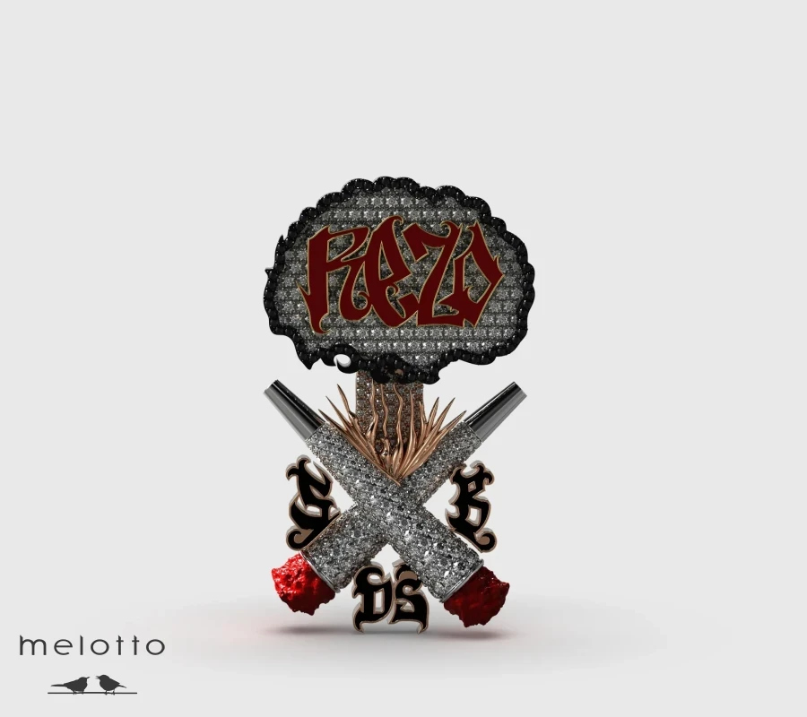 Bling кулон Атом