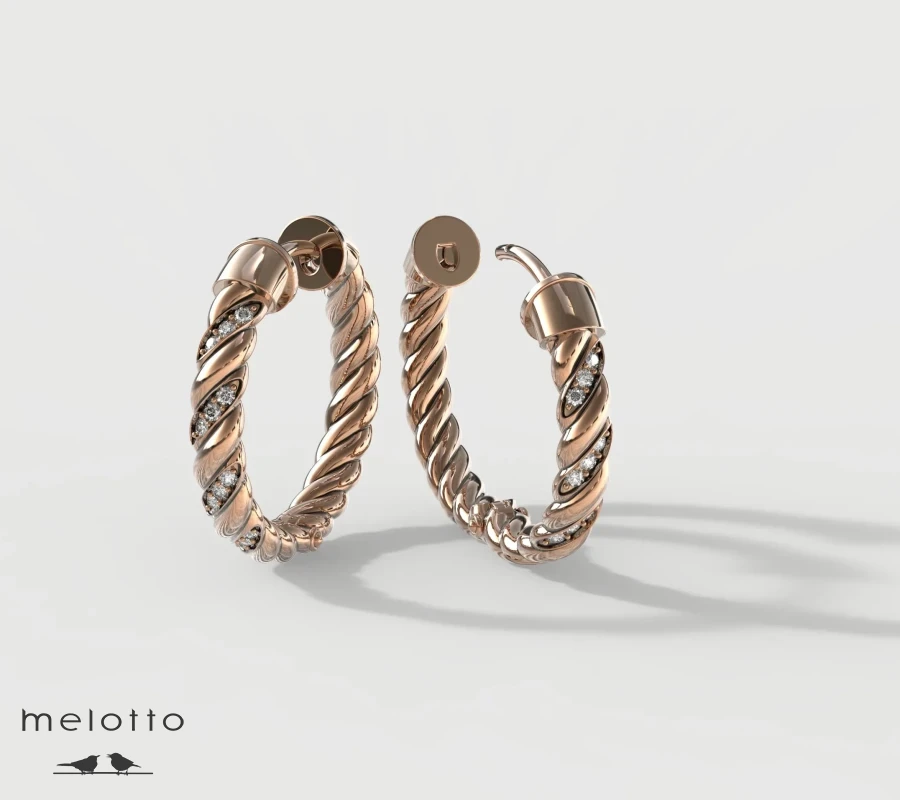 Серьги - конго