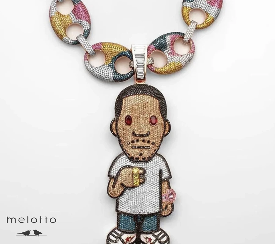 Кулон Bling из золота на заказ