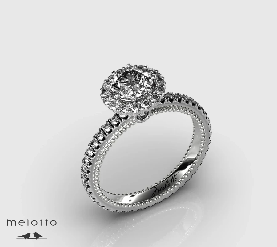 Помолвочное кольцо с бриллиантом Promise