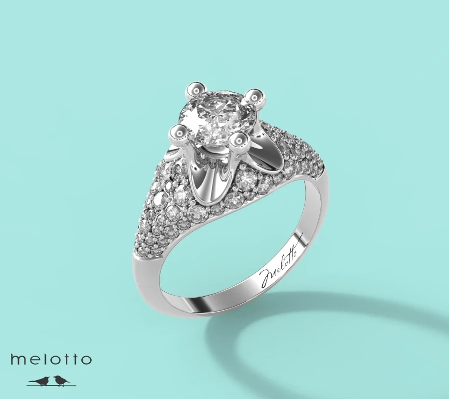 Помолвочное кольцо Diamond Corona