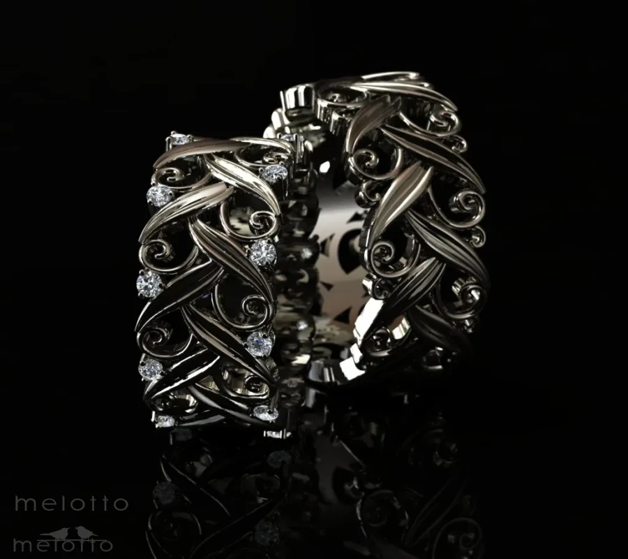 Обручальные кольца «Подвязка»