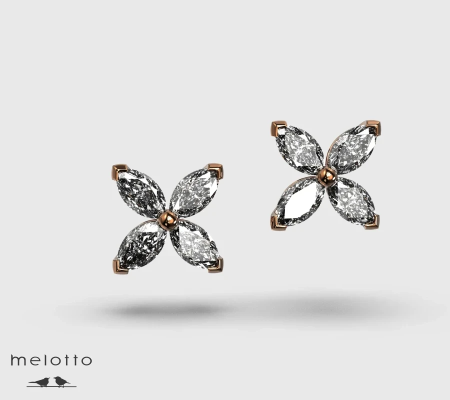 Серьги Victoria с бриллиантами