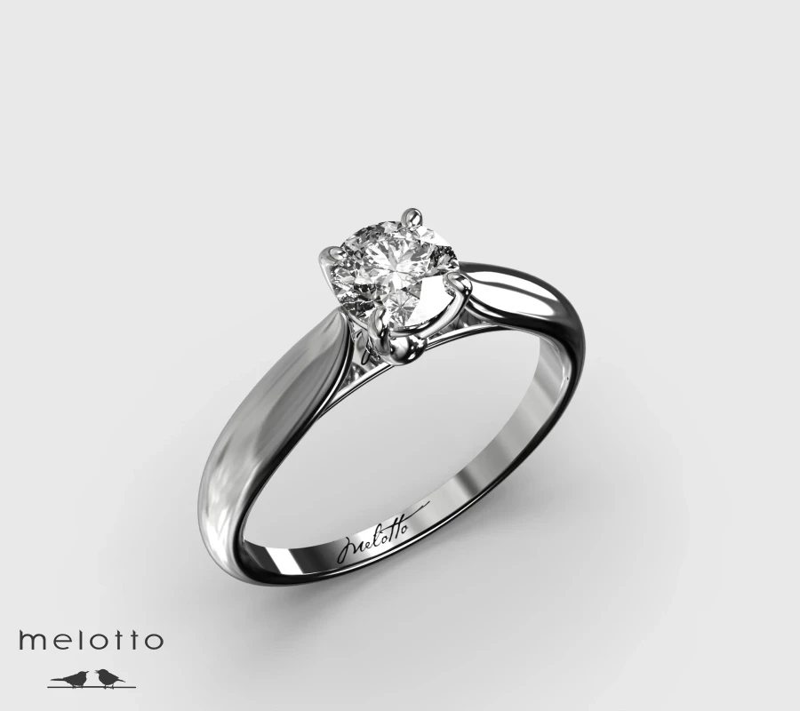 Кольцо для обручения Венеция с бриллиантами