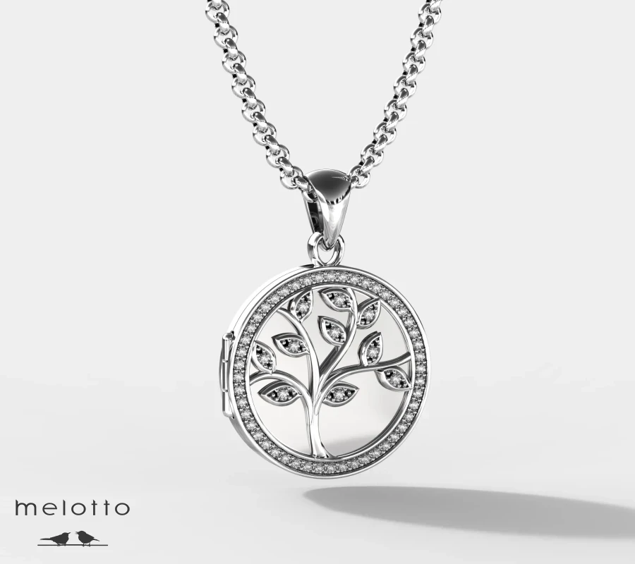 Кулон с цветочным орнаментом для двух фото