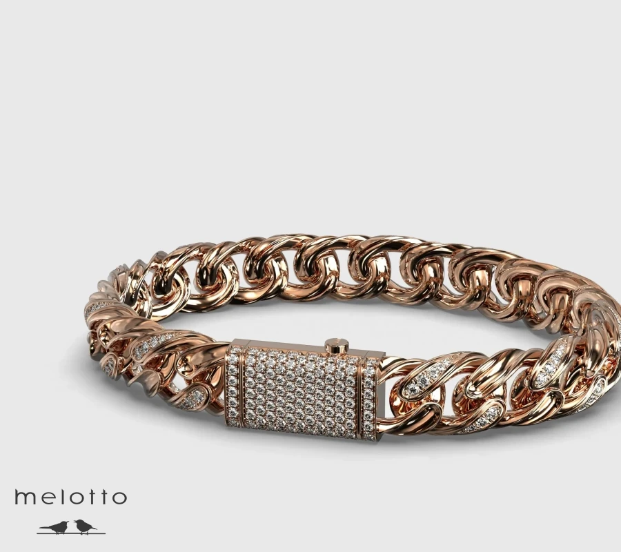 Мужской Эксклюзивный браслет Melotto с бриллиантами