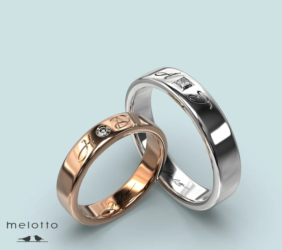Обручальные кольца Melotto 7422