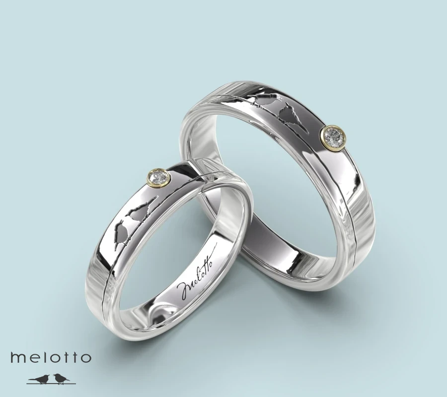 Обручальные кольца Melotto 7423