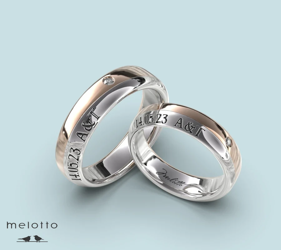 Обручальные кольца Melotto 7424