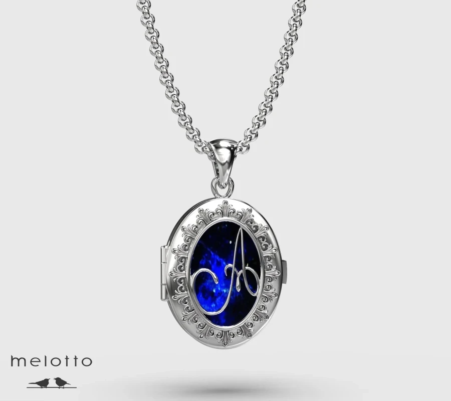 Подвеска-Амулет с инициалами и фотографией внутри