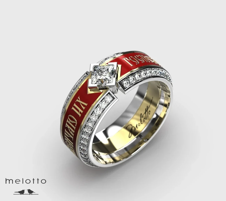 Обручальное кольцо Бриллиантовое счастье