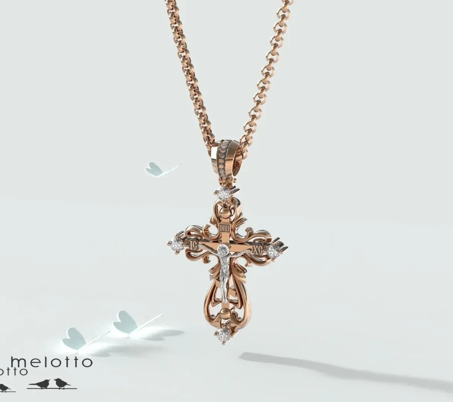 Нательный мужской крест