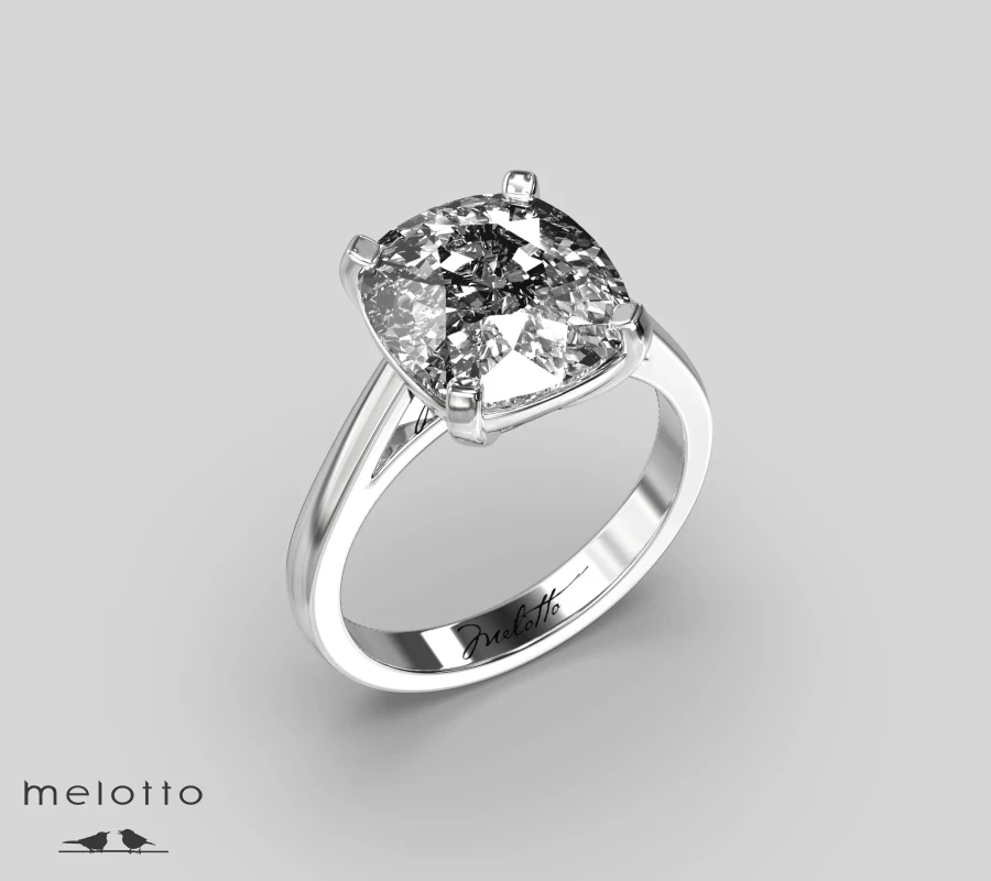 Кольцо на помолвку Муассанит