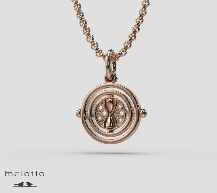 Золотая подвеска Маховик времени