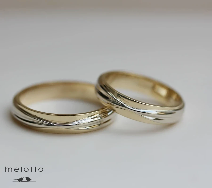Обручальные кольца «Складка»