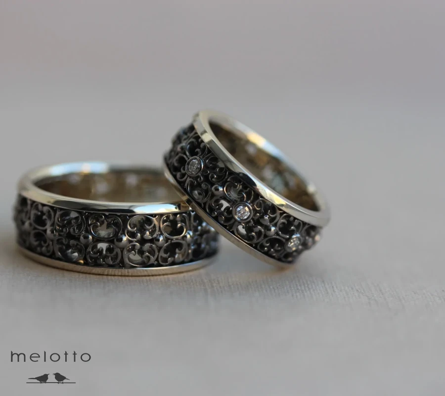 Обручальные кольца «Wedding flower»