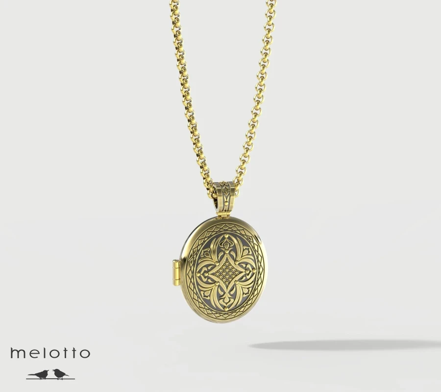 Медальон с открывающийся фотографией