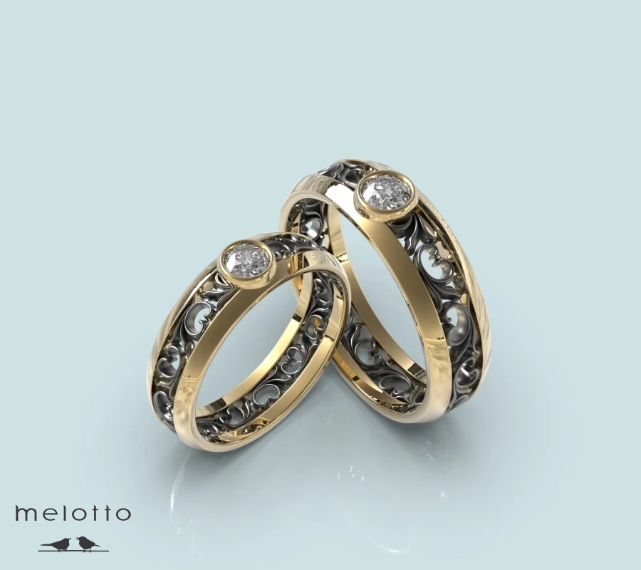 Парные обручальные кольца