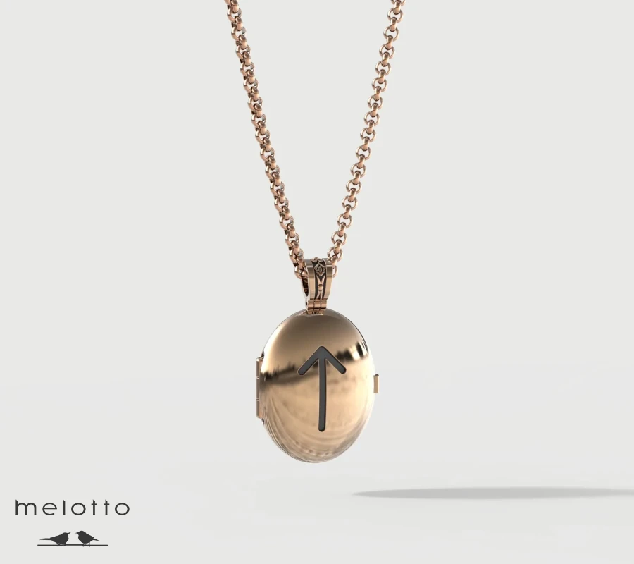 Медальон с руной под закладку