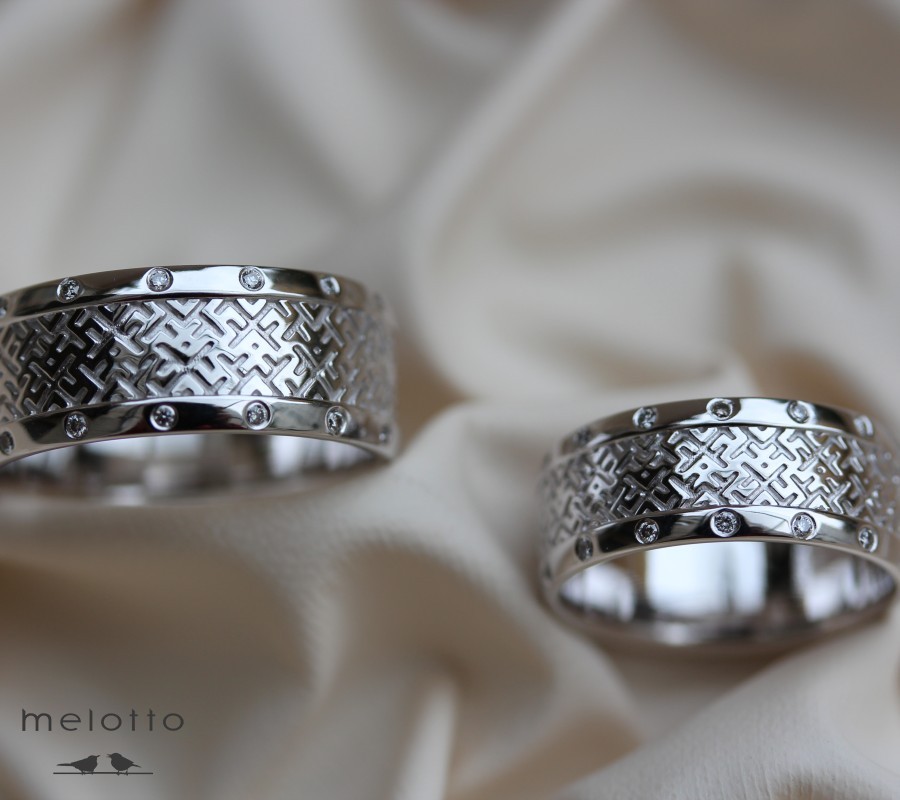 Славянские обручальные кольца «Оберег»