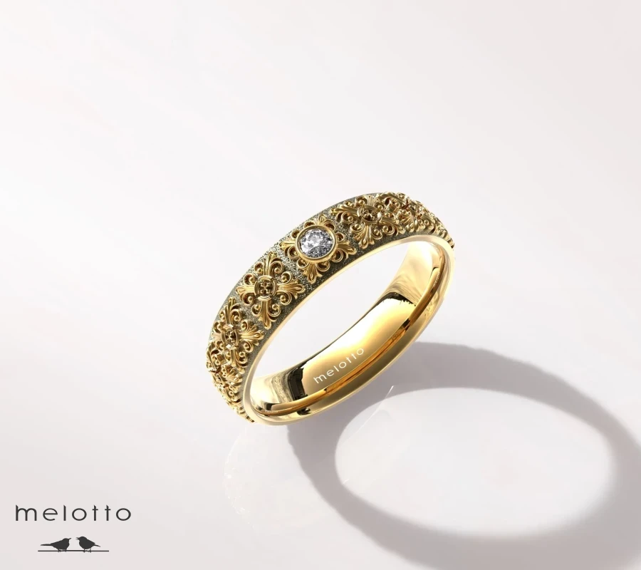 Женское обручальное кольцо «Русский Узор»