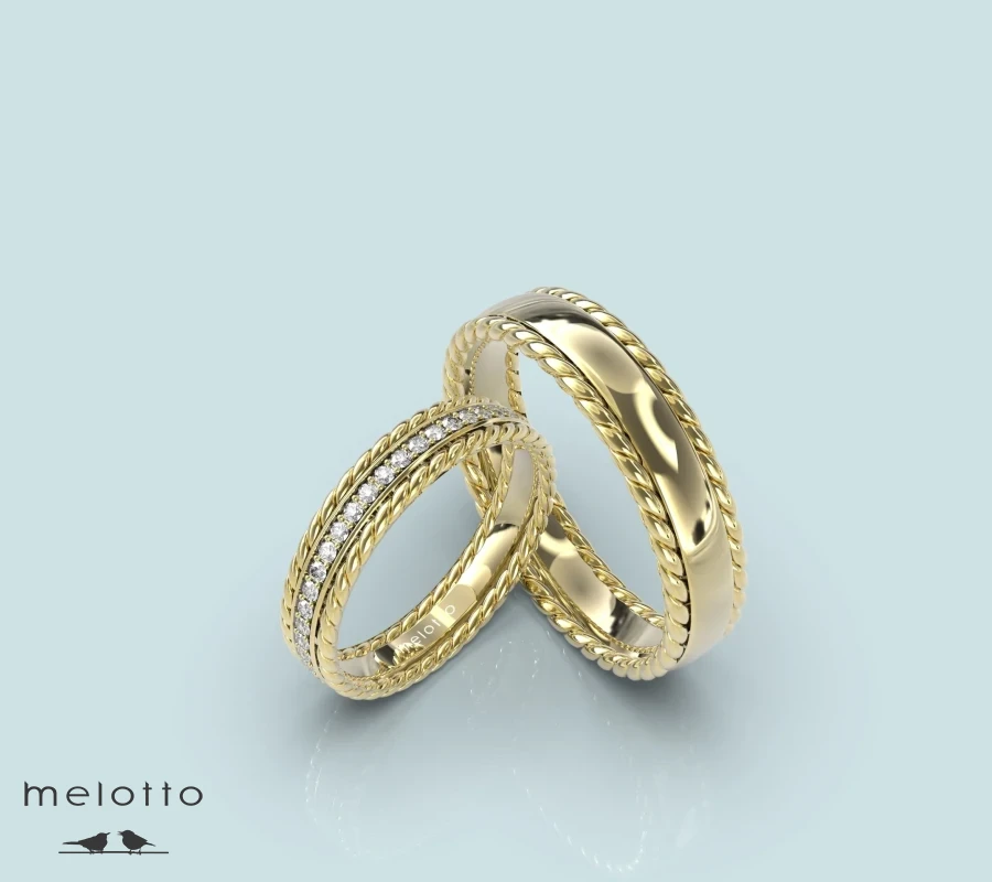 Узкие обручальные кольца