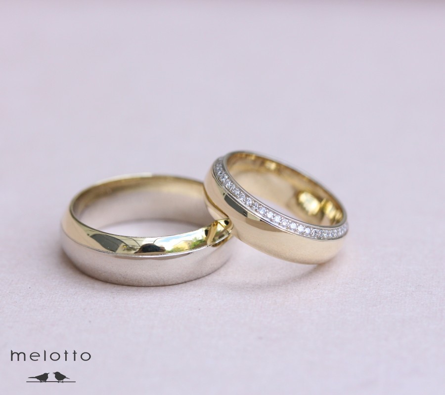 Выпуклые обручальные кольца