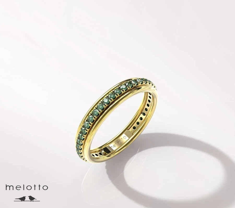 Женское обручальное кольцо «Yellow gold»