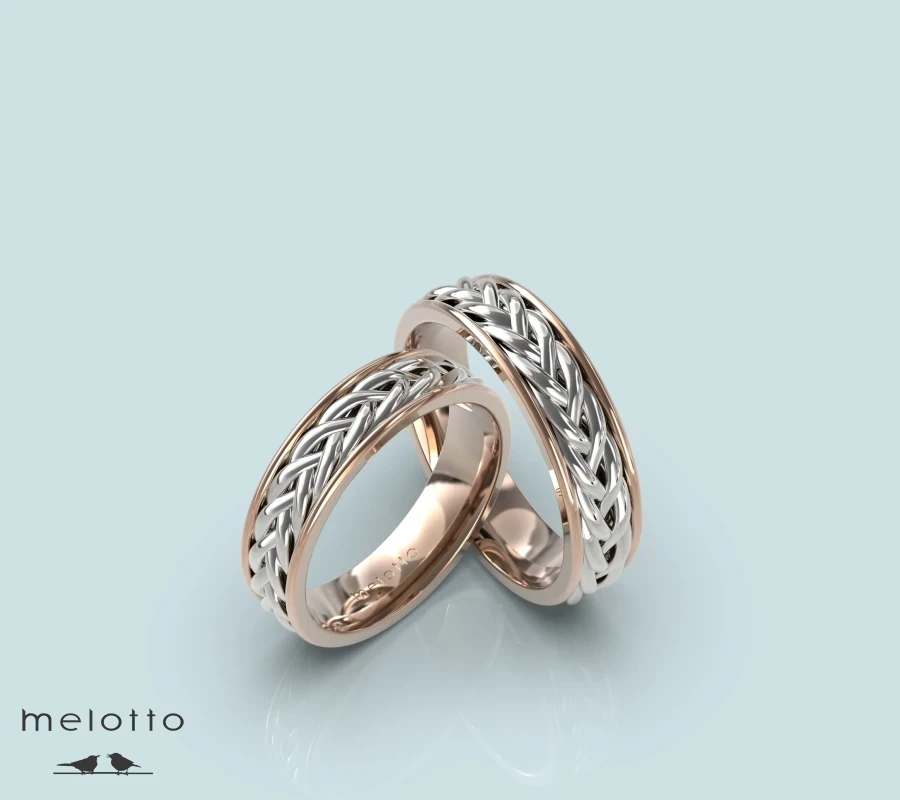 Обручальные кольца «Gold rope»