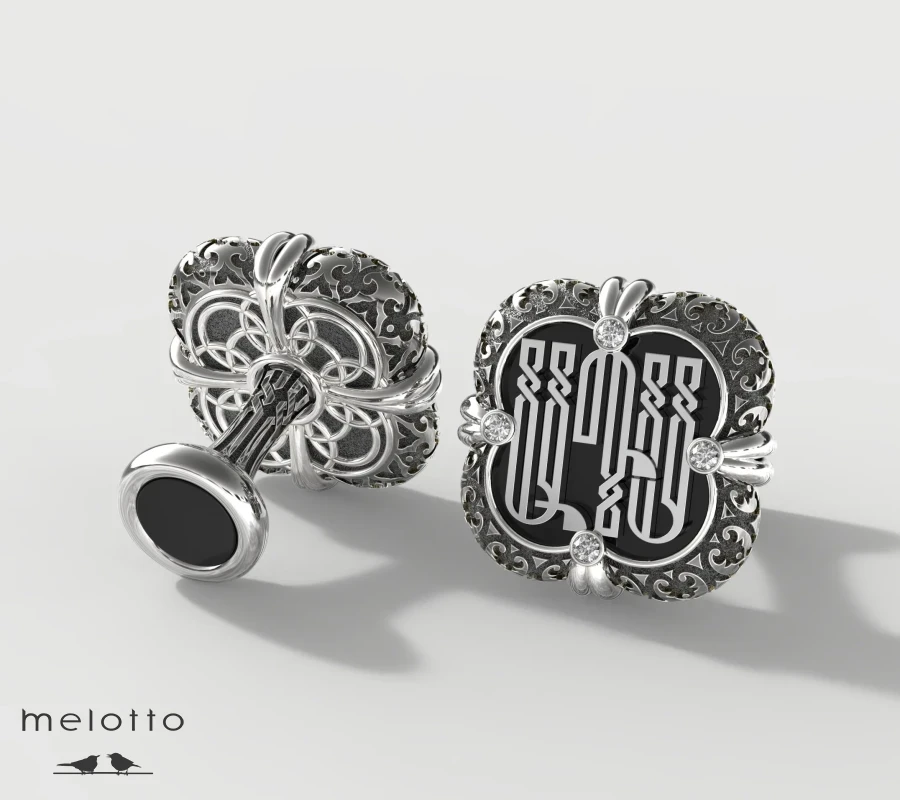 Золотые запонки