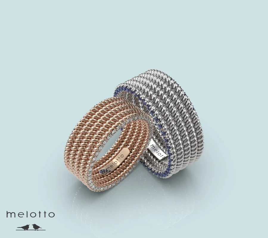 Авторские парные обручальные кольца