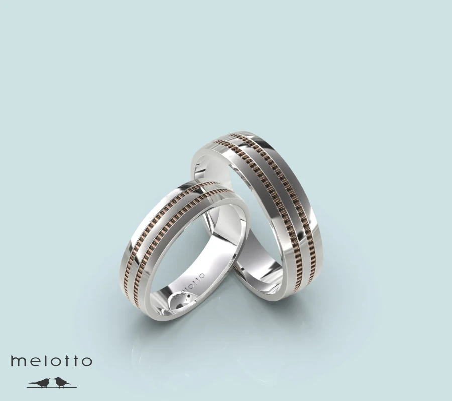 Классические парные обручальные кольца