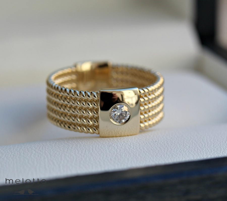 Обручальные кольца дизайн "Melotto"
