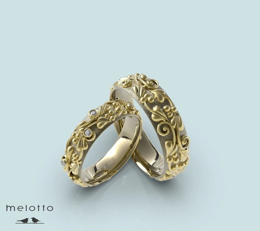 Обручальные кольца «Flora»