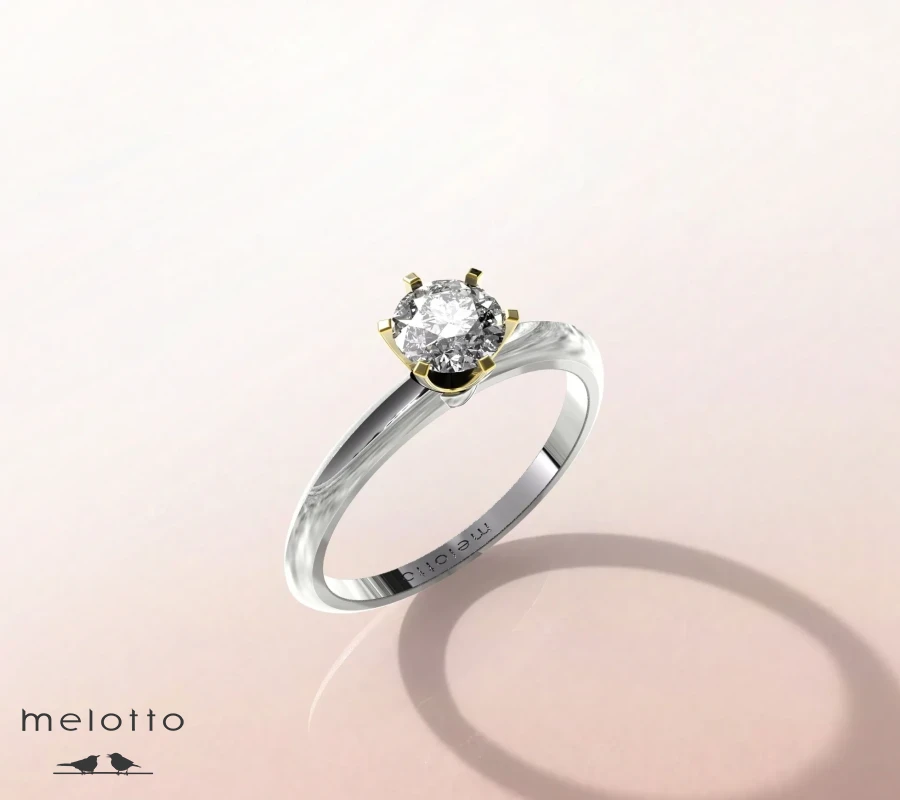 Кольцо с бриллиантом «Sottigliezza»