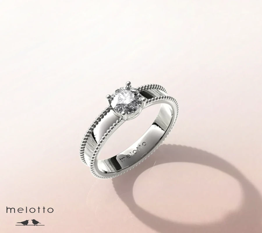 Кольцо с бриллиантом «Perle»