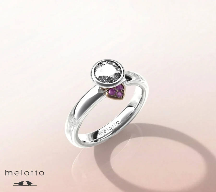 Кольцо с бриллиантом  «Boussole»