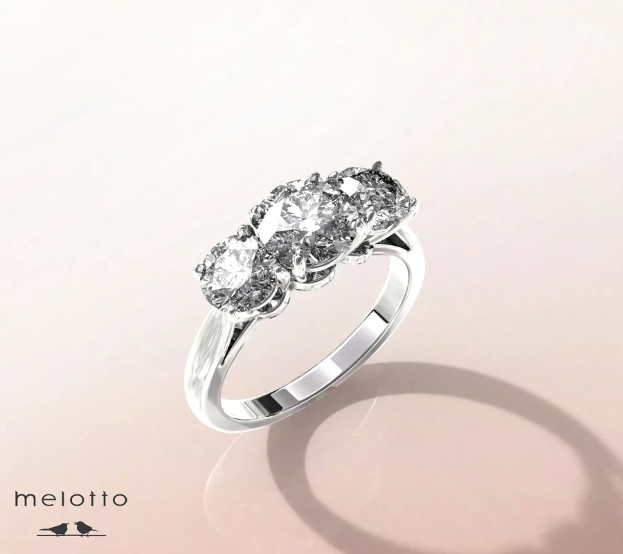 Кольцо для помолвки  «Foi espoir amour»