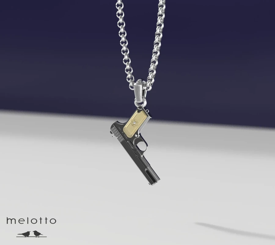 Мужской кулон «ТТ»