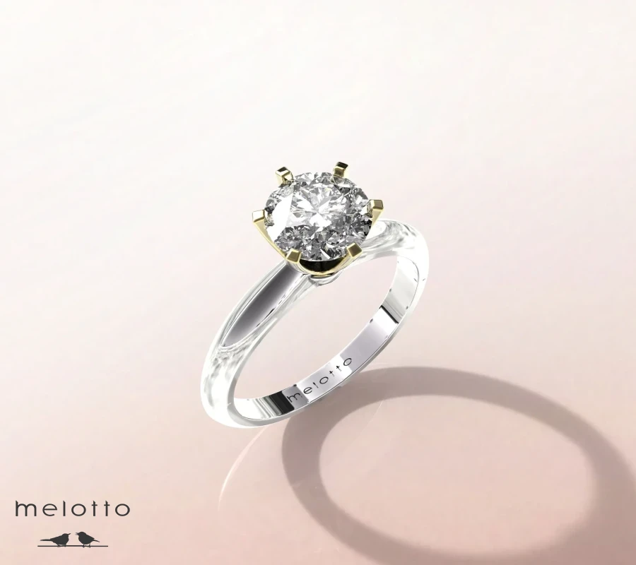 Кольцо с бриллиантом « Bright spark»