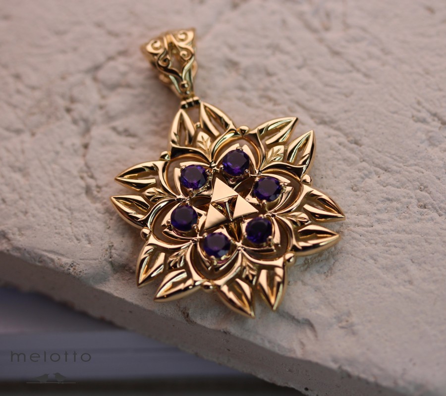 Мужской кулон Меркаба