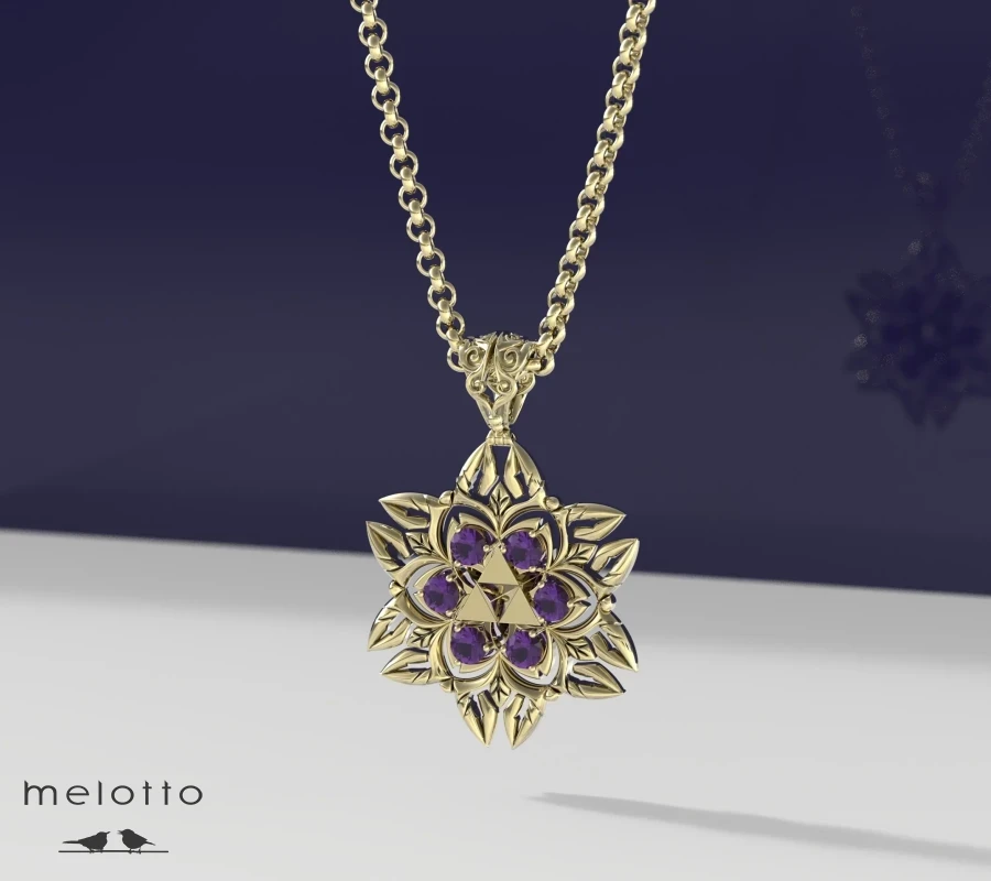 Мужской кулон Меркаба