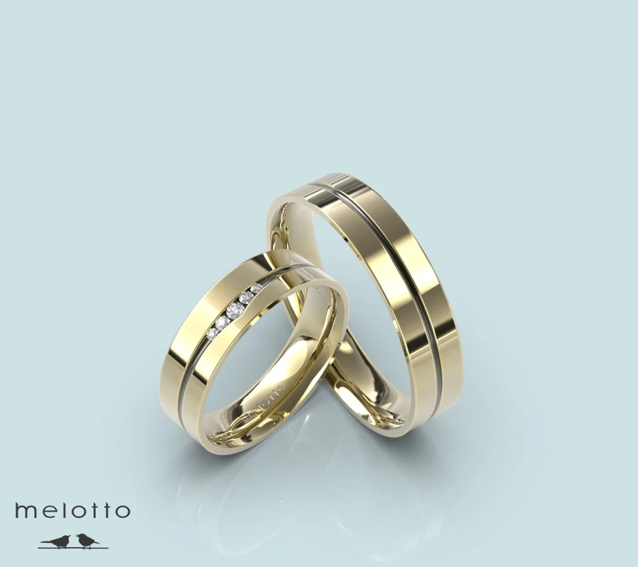 Стильные свадебные кольца