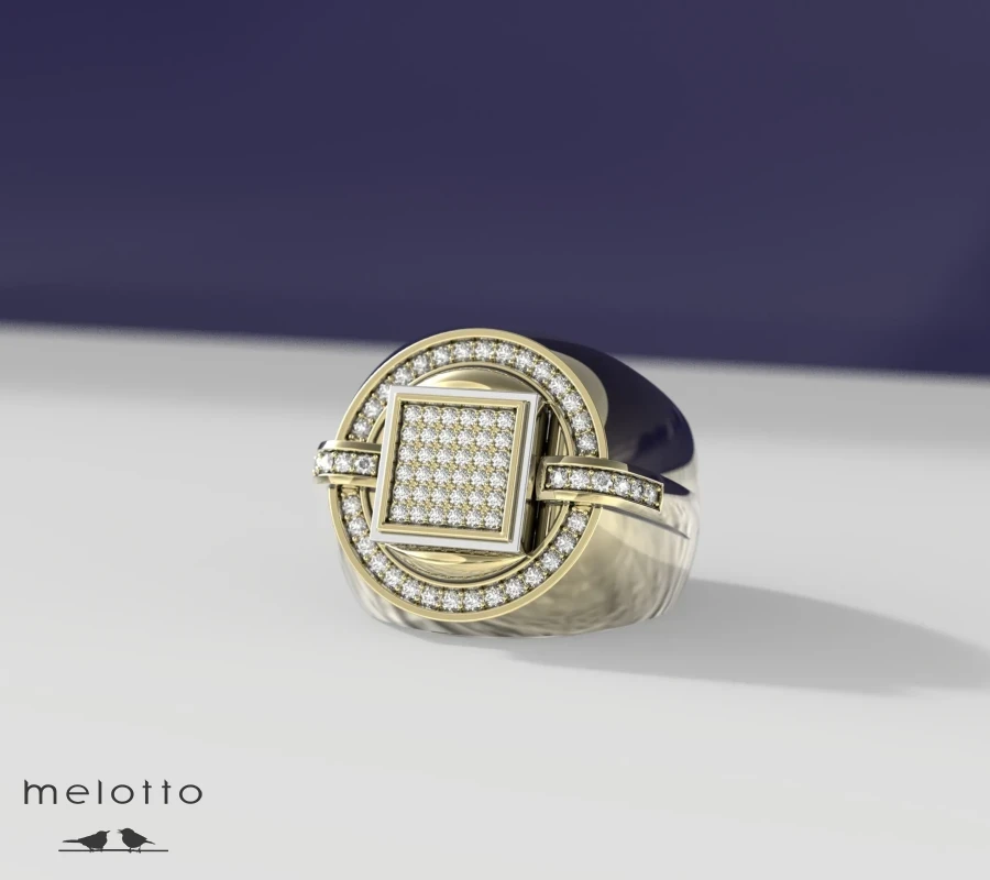 Печатка с бриллиантами