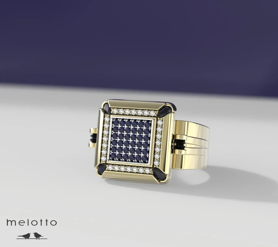 Печатка с драгоценными камнями