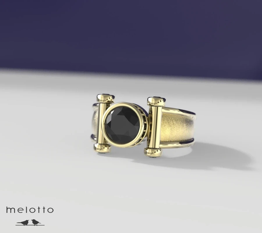 Мужское кольцо на мизинец